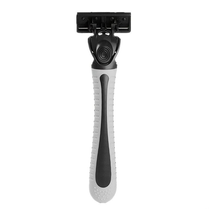 7-Blade Body & Face Hair Removal Shaver Set for Men, 1 Razor Holder & 7 Blades