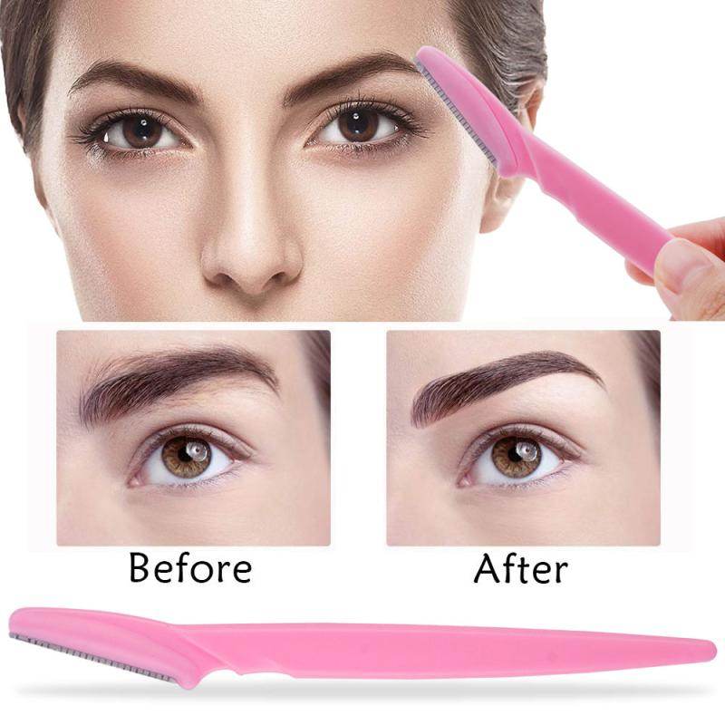10pcs Eyebrow Trimmer Eyebrow Razor Shaver Blade Eye Brow Shaper Face Razor