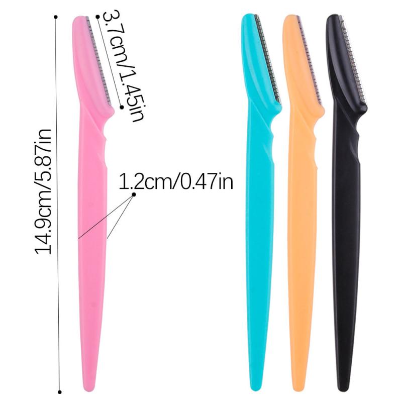 10pcs Eyebrow Trimmer Eyebrow Razor Shaver Blade Eye Brow Shaper Face Razor