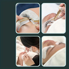 Anti Static Stainless Steel Eyelash Extension Tweezers Set