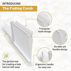 Professional Curved Clipper Comb Barber Cutting Comb