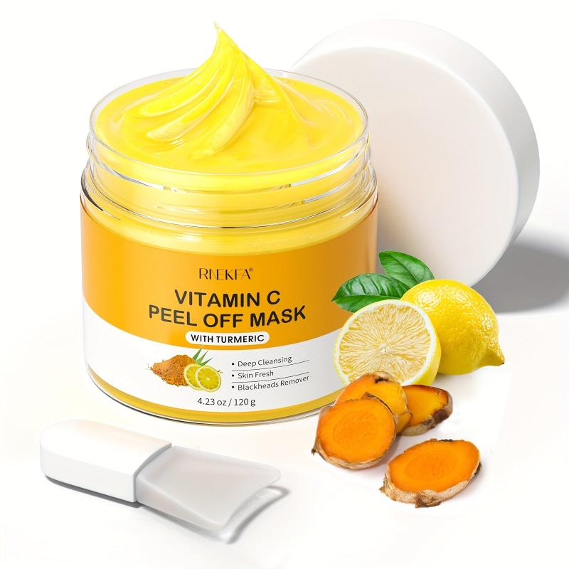 Vitamin C Peel Off Face Mask with Turmeric - Deep Cleansing
