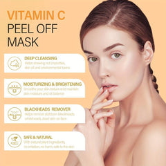 Vitamin C Peel Off Face Mask with Turmeric - Deep Cleansing