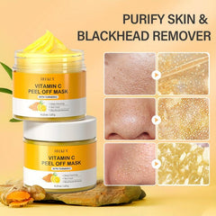 Vitamin C Peel Off Face Mask with Turmeric - Deep Cleansing