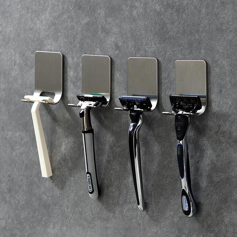 Stainless Steel Razor Holder Wall Mount Punch-Free