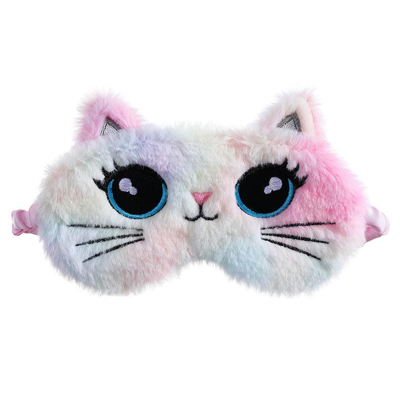 Cat Plush Eye Mask for Sleep and Relaxation