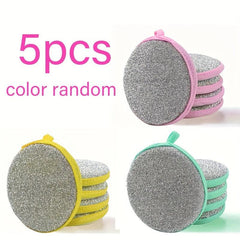 10pcs Double Sided Scouring Pad for Household Cleaning