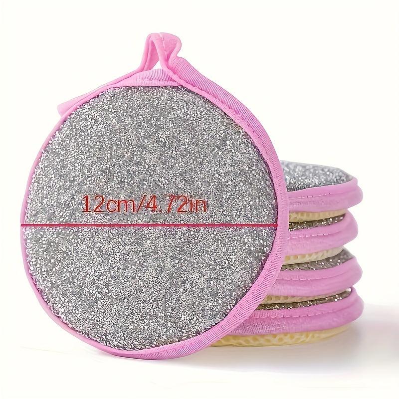 10pcs Double Sided Scouring Pad for Household Cleaning