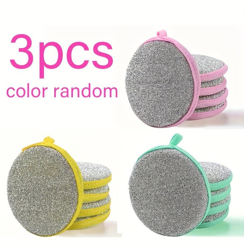 10pcs Double Sided Scouring Pad for Household Cleaning
