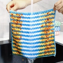 10pcs Microfiber Cleaning Cloth Kitchen Bathroom Cleaning Towel