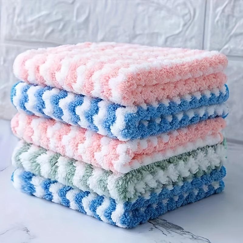 10pcs Microfiber Cleaning Cloth Kitchen Bathroom Cleaning Towel