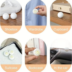 6pcs Shoes & Socks Deodorant Balls Cabinet Air Freshener