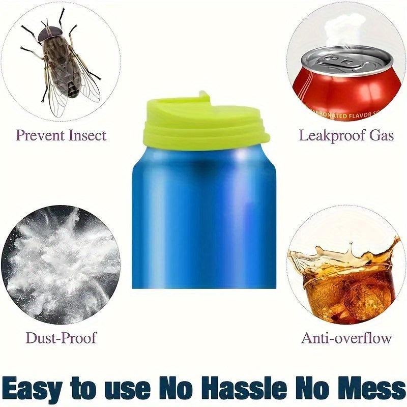 1PC Reusable Beverage Can Covers Leakproof Drink Can Lids Protector