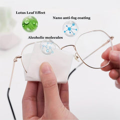 100pcs Eyeglass Cleaner Lens Wipes Non Scratching Non Streaking Anti-fog