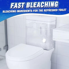 6pcs Automatic Toilet Bowl Cleaner Strong Descaler & Deodorizer