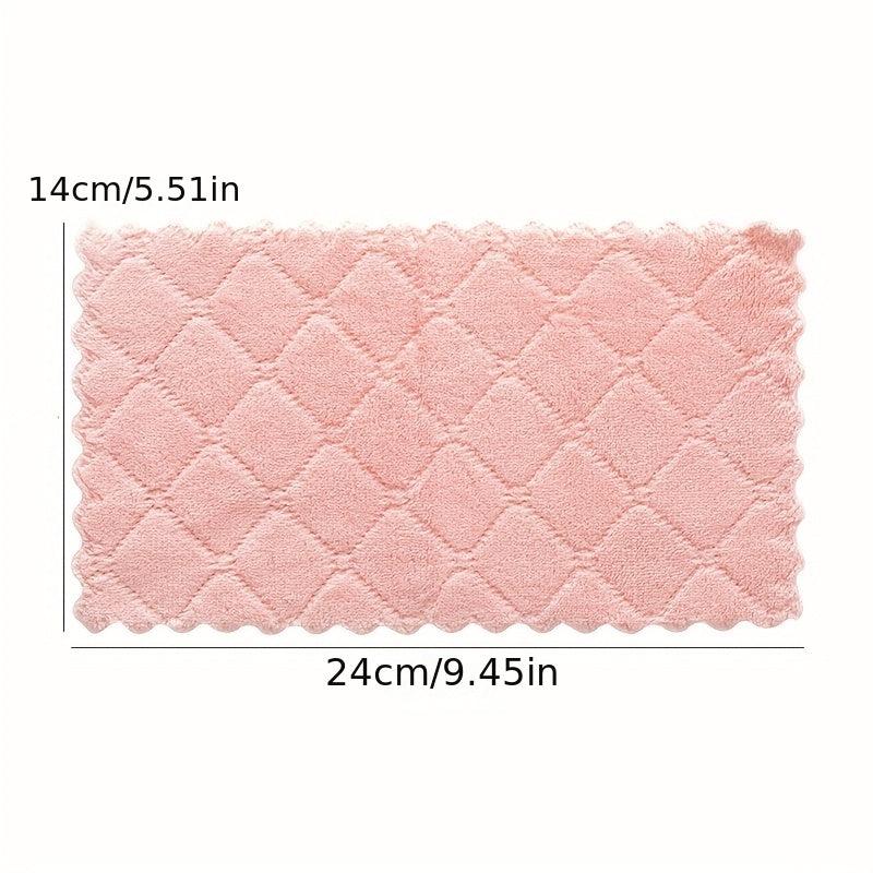 6pcs Dual Sided Dishwashing Cloth Kitchen Non stick Scouring Pad