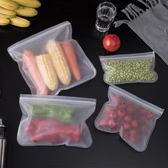 3pcs Reusable Food Preservation Bag Refrigerator Food Storage Bag