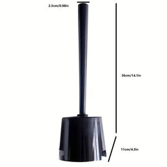 Toilet Brush With Holder Set Long Handle Flexible Toilet Bowl Cleaning Brush