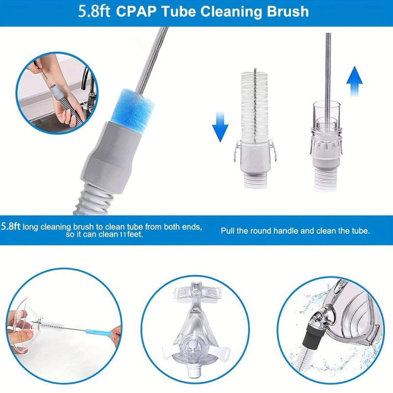 Stainless Steel CPAP Tube Cleaning Brush - Household Cleaning Tool