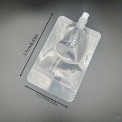 10pcs Self-standing Beverage Bag Soy Milk Tea Jelly Liquid Pouch
