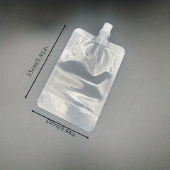 10pcs Self-standing Beverage Bag Soy Milk Tea Jelly Liquid Pouch