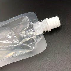 10pcs Self-standing Beverage Bag Soy Milk Tea Jelly Liquid Pouch