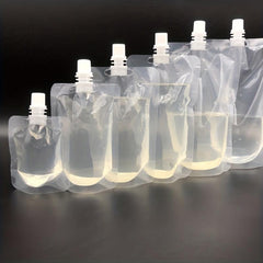 10pcs Self-standing Beverage Bag Soy Milk Tea Jelly Liquid Pouch