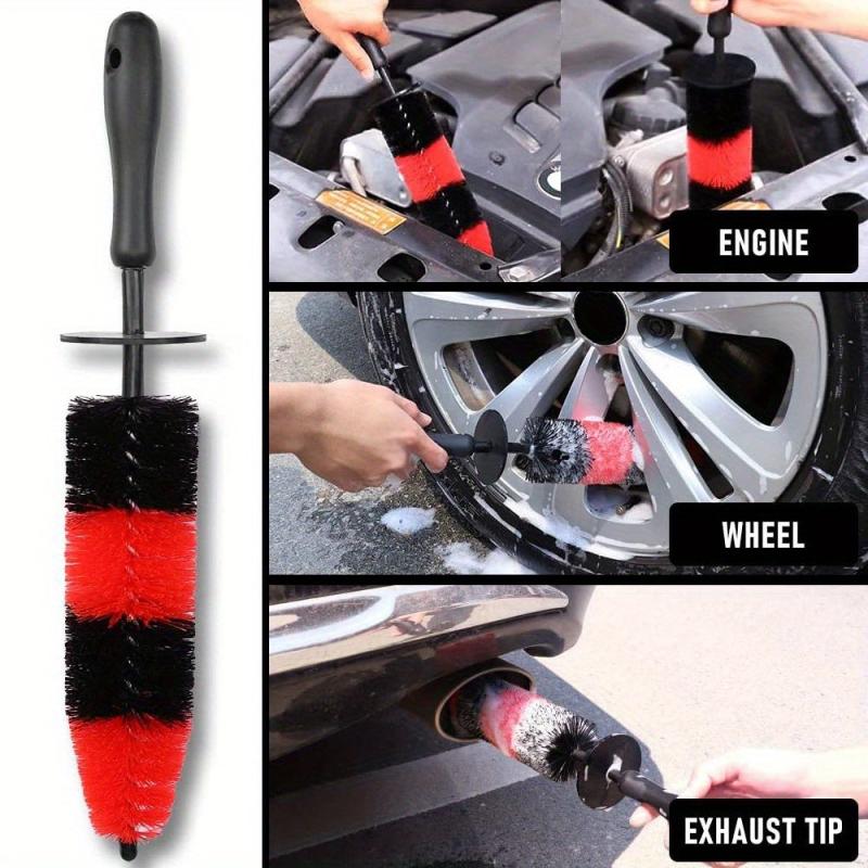 Car Wheel Brush Rim Tire Cleaning Brush Dust Removal Brush