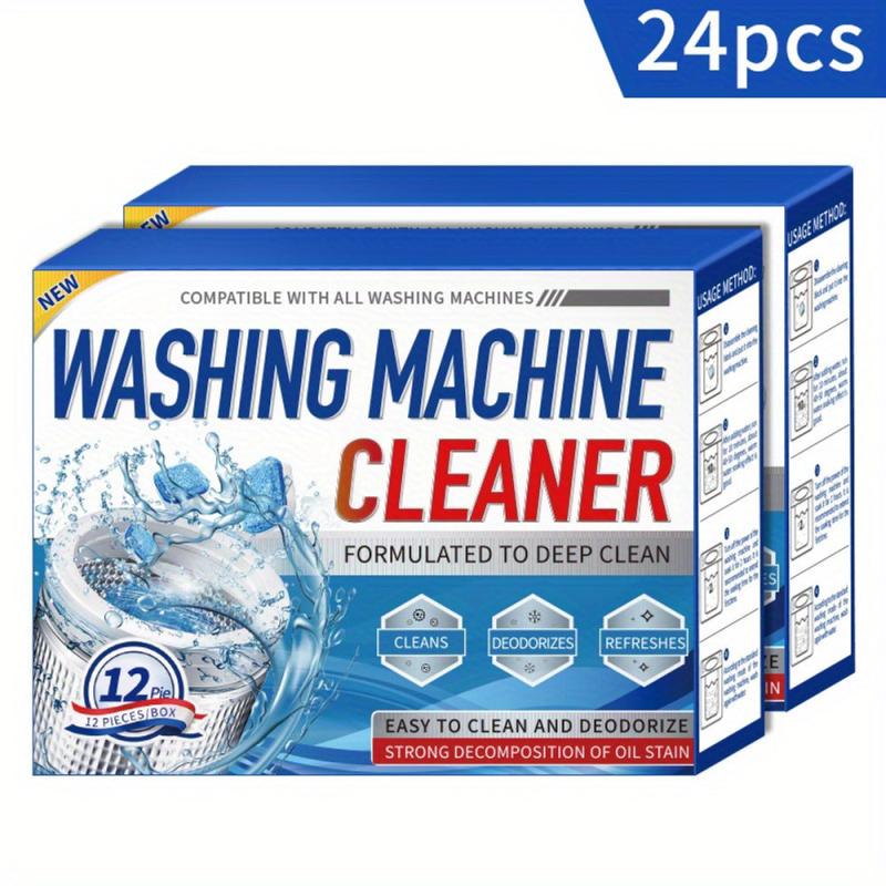 Washing Machine Descaler Cleaner Tablets for Front & Top Loading Machines