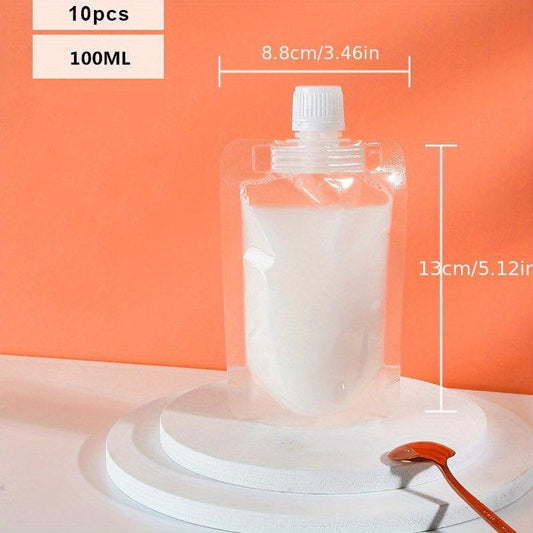 10pc Food Storage Bags for Rice Grains Juice Milk Coffee
