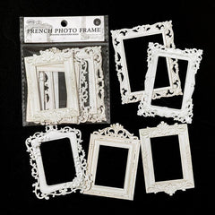 10sheets Retro Mirror Photo Frame Background Craft Paper Washi Tape