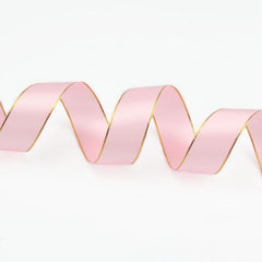 9m Double Sided Golden Edge Ribbon Flower Gift Wrapping