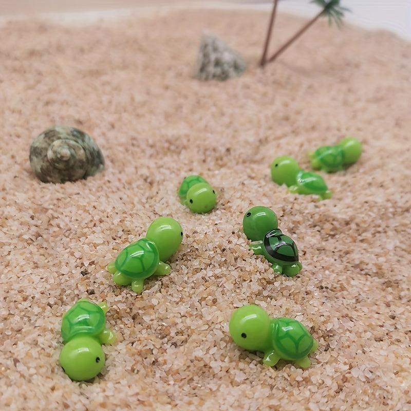 Turtley Awesome Pocket Turtle Hug Cheer Up Card & Mini Resin Sea Turtle Gift