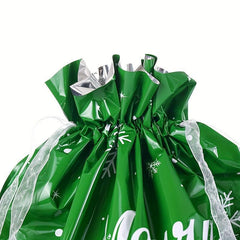 10PCS Christmas Drawstring Bags - Ideal for Parties & More