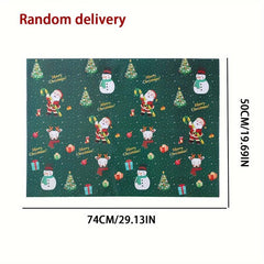 5pcs Christmas Gift Wrapping Paper Reindeer Navidad Christmas Decorations