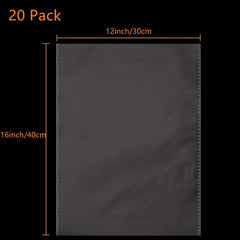 20pcs Large Clear Cellophane Bags For Baskets Halloween Christmas