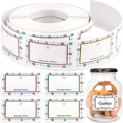 Gift Packaging Blank Labels 500pcs Writable Stickers