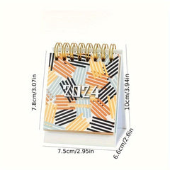 Mini Desk Calendar Desktop Decoration Card Student Small Desk Calendar