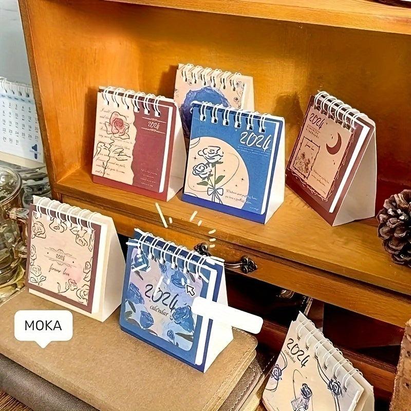 Mini Desk Calendar Desktop Decoration Card Student Small Desk Calendar