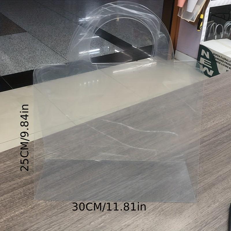 PVC Flower Bouquet Transparent Packaging Bag Gift Bag