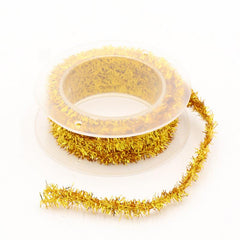 86 Cm Christmas Tinsel Ribbon Metallic Garland Glitter Tinsel Ribbon