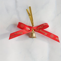 5m Christmas Ribbon Flowers Cake Tree Decoration Golden Red Green Ribbon