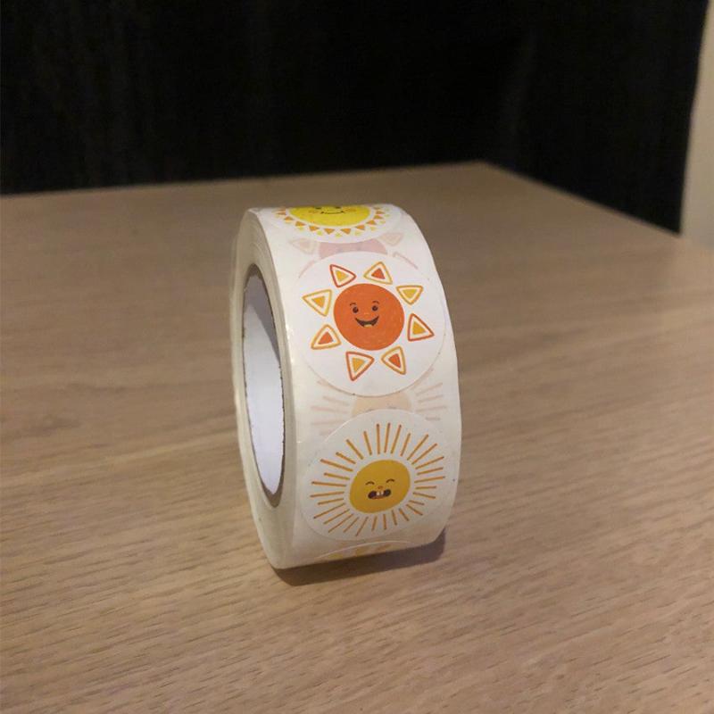 500PCS Cartoon Retro Stickers for DIY Hand Decor & Packaging Sealing