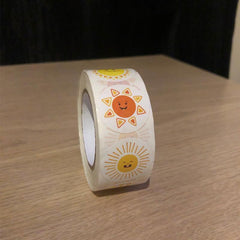 500PCS Cartoon Retro Stickers for DIY Hand Decor & Packaging Sealing