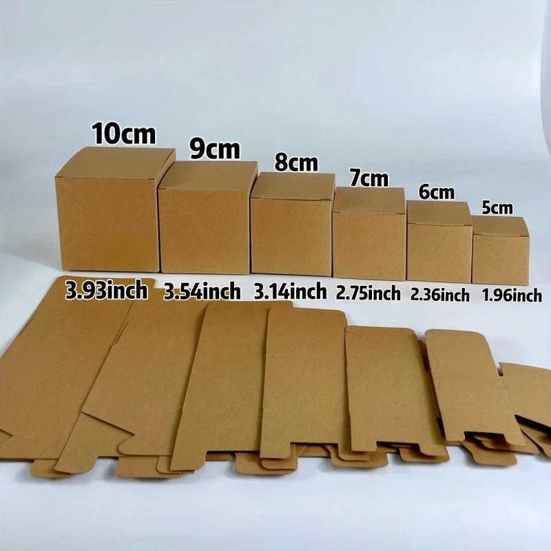 20pcs Square Cardboard Packing Boxes for Soap Jewelry Gift