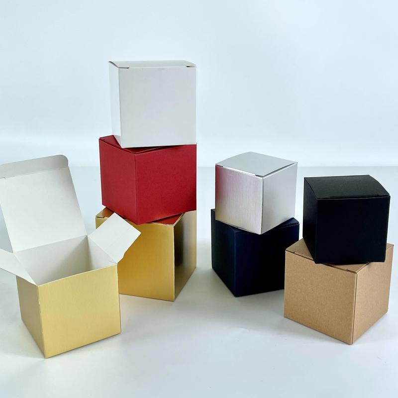 20pcs Square Cardboard Packing Boxes for Soap Jewelry Gift