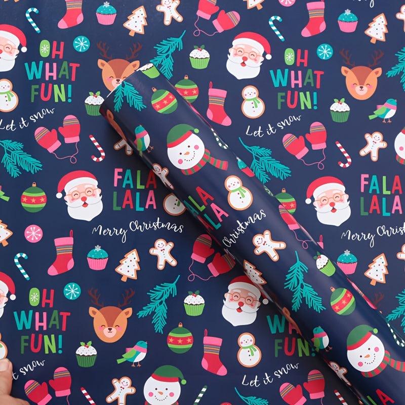 Cartoon Christmas Paper for Decoration