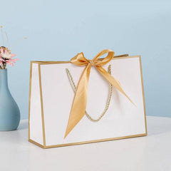 1pc Bow Gift Bag Small Business Supplies Party Wedding Birthday Gift Bag