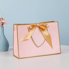 1pc Bow Gift Bag Small Business Supplies Party Wedding Birthday Gift Bag