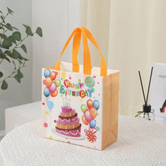 4 Birthday Tote Bags Shopping Favor Goodie Bags Handles 9 8 7 4 3inch